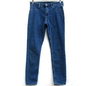 H&M Skinny Ankle High Rise Jeans 29 x 29 Faux Pockets Medium Stretch Sz 30 (tag)